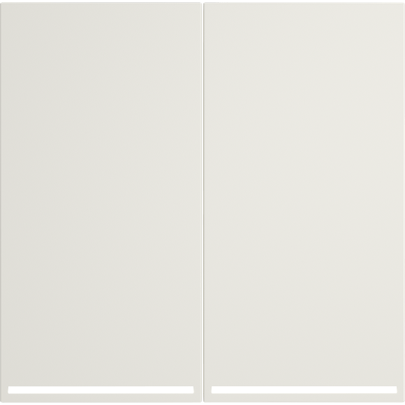 Клавиши для выключателя/переключателя двухклавишного с подсветкой, S70 (хлопок)