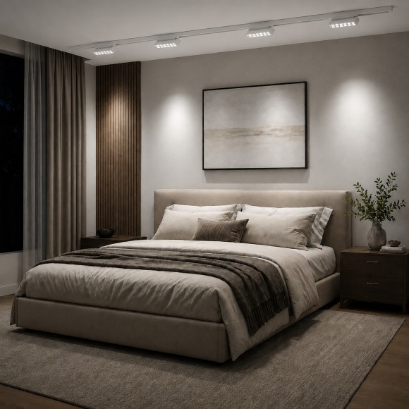 ST364.546.06 Трековый магнитный светодиодный светильник ST-Luce Skyline 48V CRI90+ 4000К 532Лм 36° 6Вт