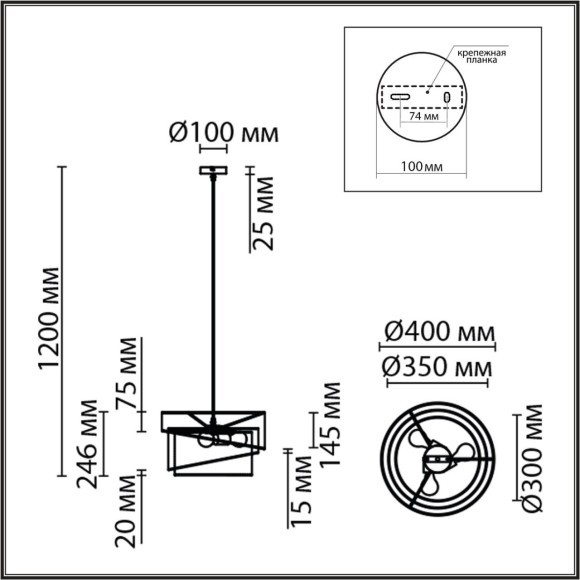 8040/3 MODERNI LN24 никель/белый/серебро/черный, металл/текстиль Подвесной светильник Е27 3*60W 220V INDIRA 8040/3 MODERNI LN24 никель/белый/серебро/черный, металл/текстиль Подвесной светильник Е27 3*60W 220V INDIRA