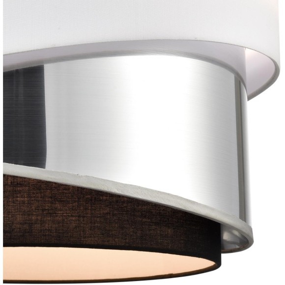 8040/3 MODERNI LN24 никель/белый/серебро/черный, металл/текстиль Подвесной светильник Е27 3*60W 220V INDIRA 8040/3 MODERNI LN24 никель/белый/серебро/черный, металл/текстиль Подвесной светильник Е27 3*60W 220V INDIRA