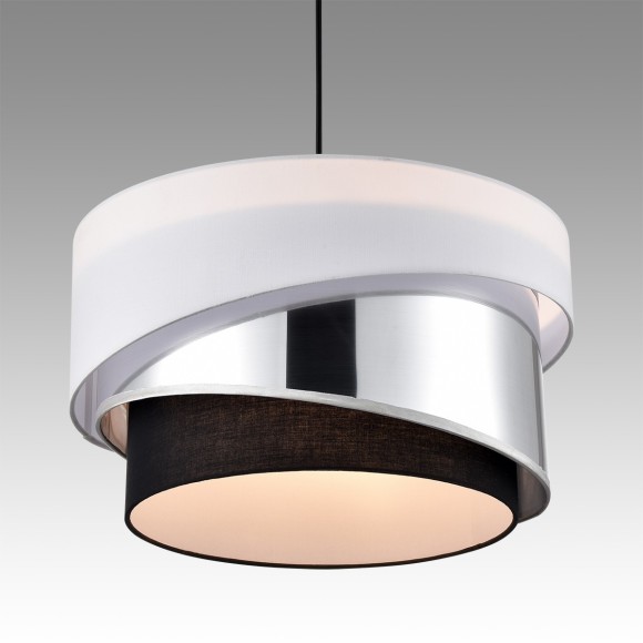 8040/3 MODERNI LN24 никель/белый/серебро/черный, металл/текстиль Подвесной светильник Е27 3*60W 220V INDIRA 8040/3 MODERNI LN24 никель/белый/серебро/черный, металл/текстиль Подвесной светильник Е27 3*60W 220V INDIRA