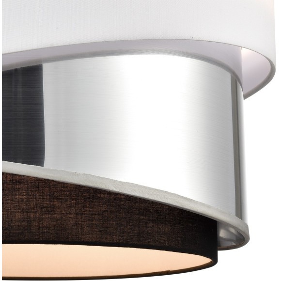 8040/3 MODERNI LN24 никель/белый/серебро/черный, металл/текстиль Подвесной светильник Е27 3*60W 220V INDIRA 8040/3 MODERNI LN24 никель/белый/серебро/черный, металл/текстиль Подвесной светильник Е27 3*60W 220V INDIRA