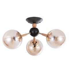 Люстра потолочная Arte Lamp A4485PL-3BK BOSTON под лампы 3xE27 40W