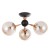 Люстра потолочная Arte Lamp A4485PL-3BK BOSTON под лампы 3xE27 40W