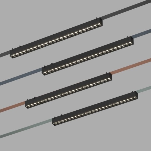 DK5572-BK Cветодиодный светильник на ременный шинопровод Denkirs Belty CRI90+ 4000К 1950Лм 24° 24Вт