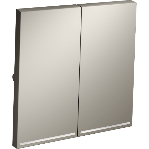 Клавиши для выключателя/переключателя двухклавишного с подсветкой, S70 (кашемир)