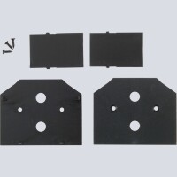 Заглушка для встраиваемого трека 220V в натяжной ПВХ потолок, в комплекте 4 шт Crystal Lux CLT 0.235 06 BL 1408/111