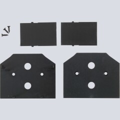 Заглушка для встраиваемого трека 220V в натяжной ПВХ потолок, в комплекте 4 шт Crystal Lux CLT 0.235 06 BL 1408/111