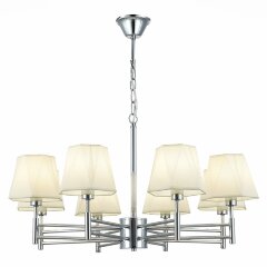 SLE105403-08 Светильник потолочный Хром/Белый E14 8*40W LAGORO SLE105403-08 Светильник потолочный Хром/Белый E14 8*40W LAGORO