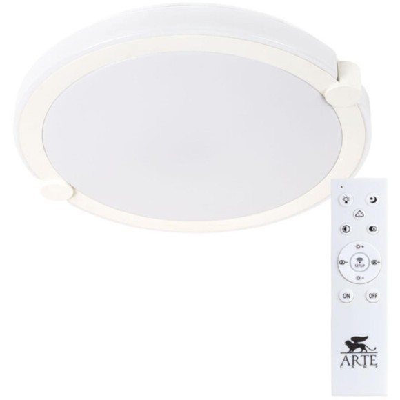 Потолочная люстра светодиодная с пультом Biscotti A2679PL-72WH