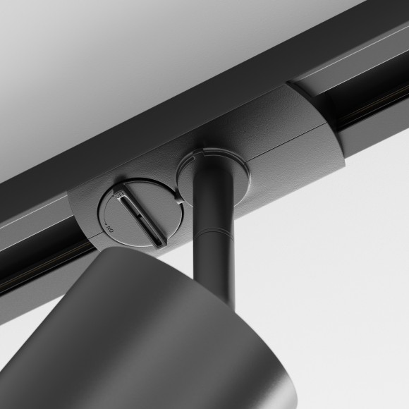 Однофазный двужильный светодиодный трековый светильник Maytoni Unity TR085-1-5W3K-B Orlo 3000К 200Лм CRI90+ 120° 5Вт