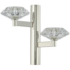 Бра Crystal Lux REBECA AP2 NICKEL Бра Crystal Lux REBECA AP2 NICKEL