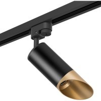 Однофазный двужильный трековый светильник Lightstar R1T437140 Rullo под сменную лампу GU10