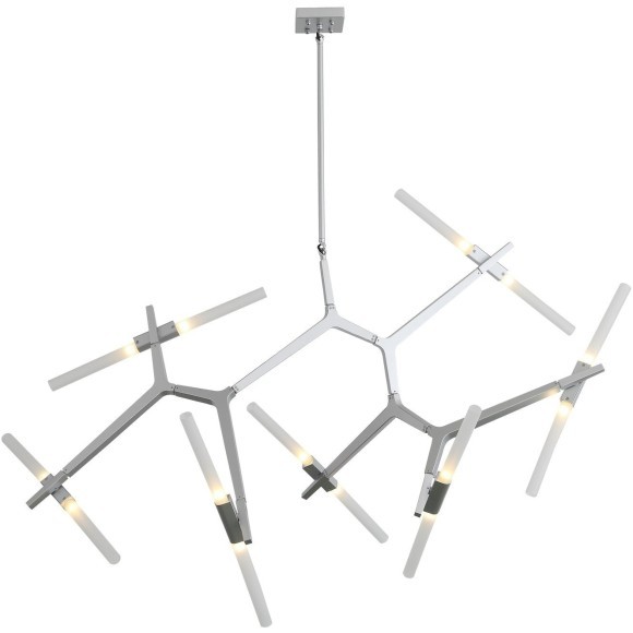 SL947.102.14 Люстра потолочная ST-Luce Серебристый/Белый G9 14*5W LACONICITA