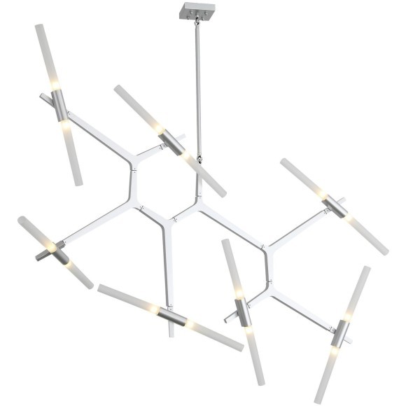 SL947.102.14 Люстра потолочная ST-Luce Серебристый/Белый G9 14*5W LACONICITA