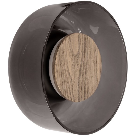 10466W Smoke wood LOFT IT TOTEM Настенный светильник со встроенным LED 6 Вт, 3000 К, дымчатое стекло, IP20, 220 В