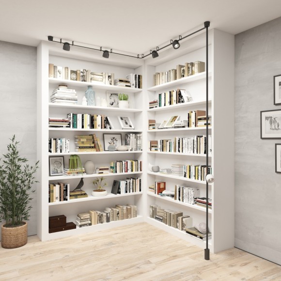 DK5541-WH+BK Cветодиодный светильник на ременный шинопровод Denkirs Belty CRI90+ 3000К 1250Лм 38° 12Вт