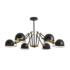 Подвесной светильник Lumina Deco Valmonti LDP D015-6 BK