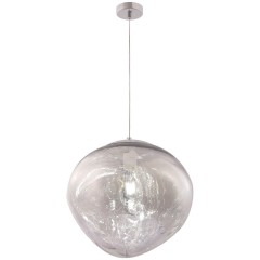 Светильник подвесной Crystal Lux MALAGA SP1 D360 CHROME