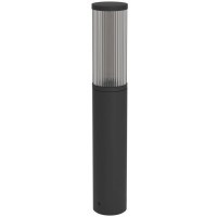 901034 Уличный напольный светильник SALLE, 1X15W (E27), IP54, H465, алюминий, пластик, чёрный/пластик, полупрозрачный
