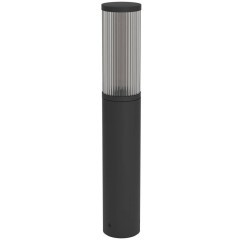 901034 Уличный напольный светильник SALLE, 1X15W (E27), IP54, H465, алюминий, пластик, чёрный/пластик, полупрозрачный