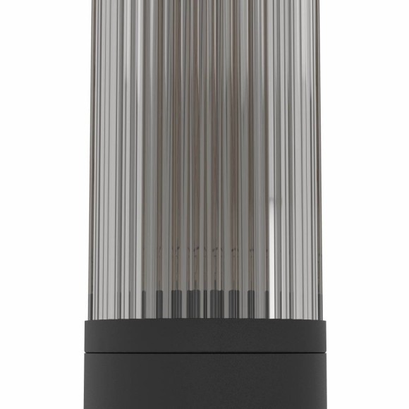 901034 Уличный напольный светильник SALLE, 1X15W (E27), IP54, H465, алюминий, пластик, чёрный/пластик, полупрозрачный