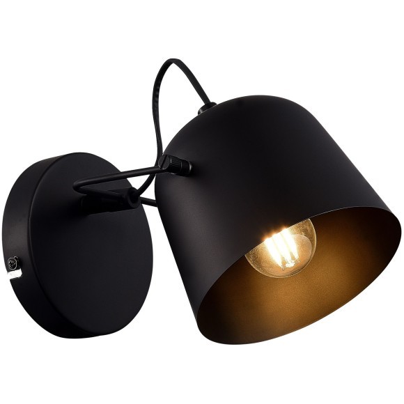 SLE1805-401-01 Светильник настенный Черный/Черный E27 1*40W BLANK