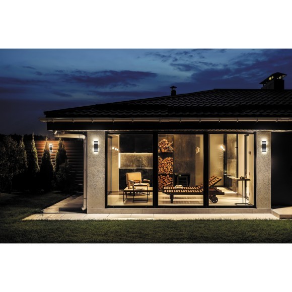 Уличный настенный светильник Maytoni O578WL-02B Unter den Linden IP54 под лампы 2xE27 60W