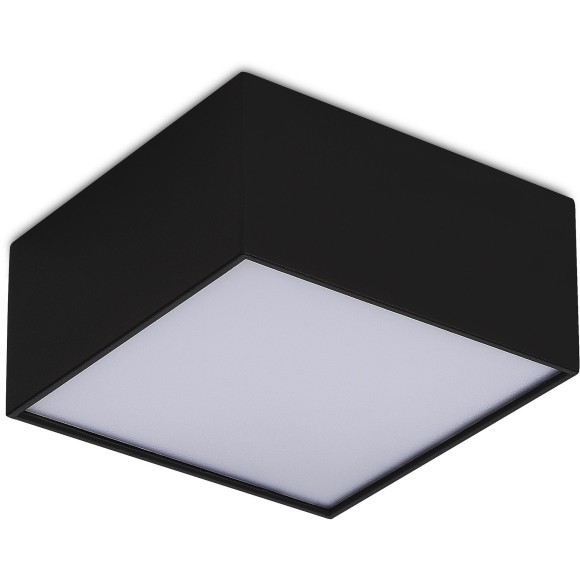 ST608.442.12 Светильник потолочный Черный LED 1*12W 4000K 1 080Lm Ra90 120° IP20 L120xW120xH55 180- Накладные светильники