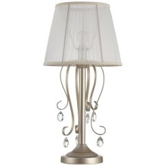 Интерьерная настольная лампа с хрусталем Simone FR2020-TL-01-BG Интерьерная настольная лампа с хрусталем Simone FR2020-TL-01-BG