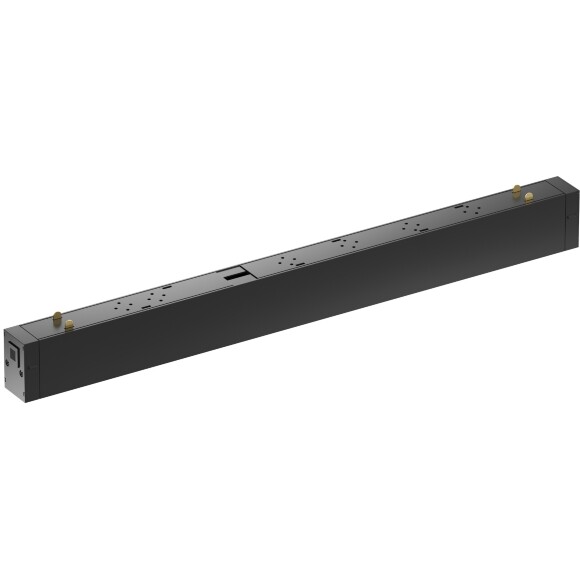 DK8004-CONN-BK Трековый черный светодиодный светильник-коннектор Denkirs SMART GRILL 18Вт, 1520Лм, CRI90, 3000K-6000K, 24°