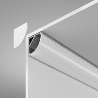 Maytoni ALM008S-2M Угловой накладной скругленный алюминиевый профиль 2м, размеры 2000x16x16мм, для лент шириной до 10мм