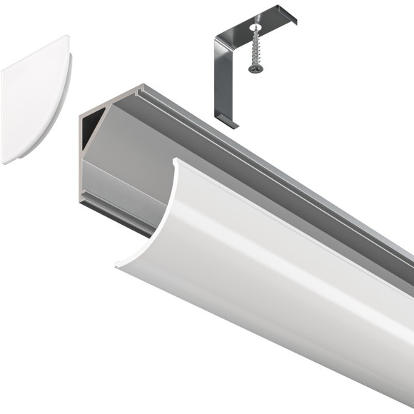 Алюминиевый профиль накладной 16x16 R ALM008S-2M