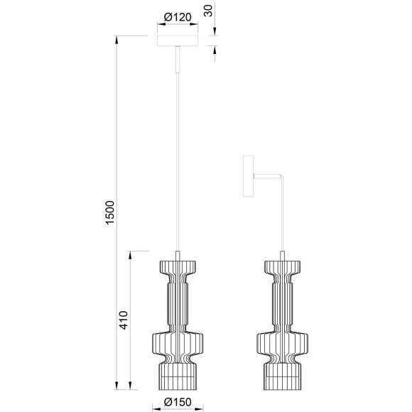 Светильник подвесной настенный LED 3000K Stilfort 4030/11/01PW серия Down Up Светильник подвесной настенный LED 3000K Stilfort 4030/11/01PW серия Down Up