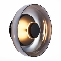 SL6002.401.01 Светильник настенный ST-Luce Черный/Дымчатый LED 1*7W 4000K LAZIO