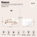 Подвесной светильник Maytoni MOD317PL-04G Balance под лампы 4xG9 40W