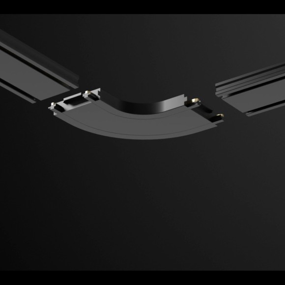 Соединитель угловой скругленный для накладного шинопровода Novotech Smal 135207 Соединитель угловой скругленный для накладного шинопровода Novotech Smal 135207