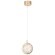 Светильник подвесной Crystal Lux CIELO SP6W LED GOLD