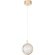 Светильник подвесной Crystal Lux CIELO SP6W LED GOLD