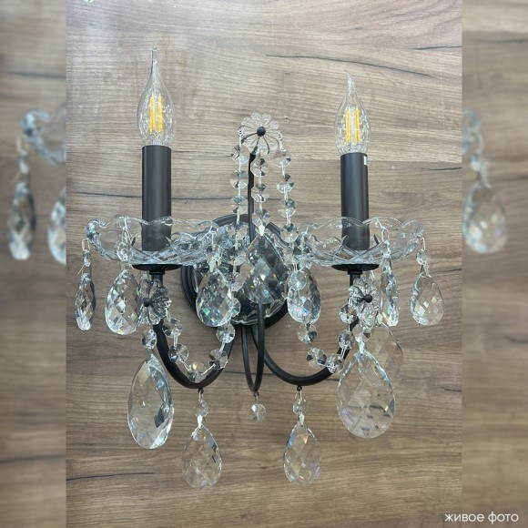 Бра Crystal Lux ODELIS AP2 BROWN Бра Crystal Lux ODELIS AP2 BROWN