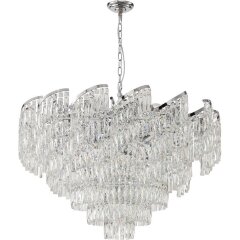 Люстра подвесная хрустальная 2176/09/24P Stilfort, серия Sapparo Люстра подвесная хрустальная 2176/09/24P Stilfort, серия Sapparo