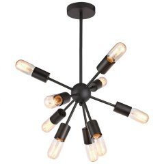 Люстра потолочная Lussole LSP-8272 KENNER IP21 под лампы 9xE27 360W Люстра потолочная Lussole LSP-8272 KENNER IP21 под лампы 9xE27 360W