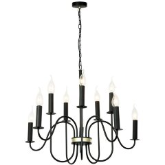 Люстра подвесная Lussole LSP-8198 ROOSEVELT IP21 под лампы 10xE14 400W