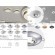 Встраиваемый светильник Novotech 370784 WATER IP44 под лампу 1xGU10 9W