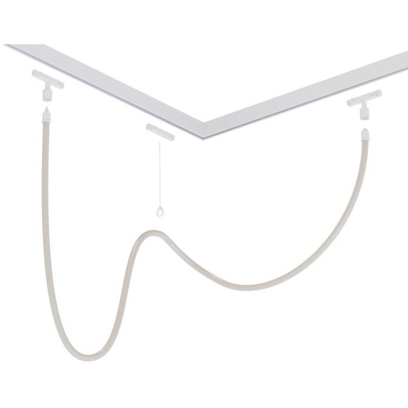 Магнитный гибкий трековый неон 2.5м белый металл Arte Lamp Loop A4910PL-1WH