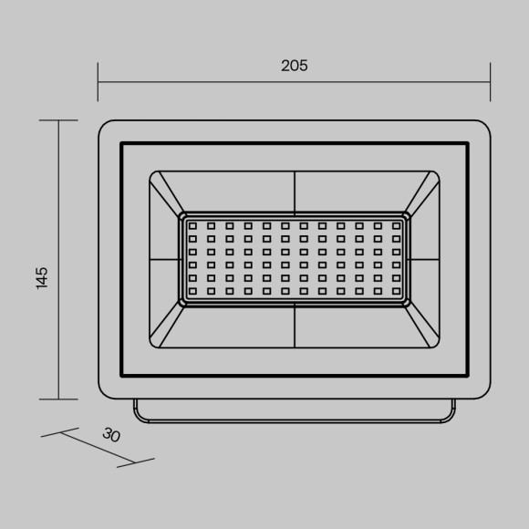 Прожектор Outdoor FL001-L50B4K