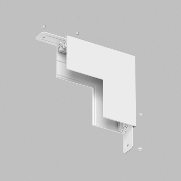 Соединитель угловой с потолка на стену для накладного шинопровода Smart 220V Denkirs TR2108-WH Соединитель угловой с потолка на стену для накладного шинопровода Smart 220V Denkirs TR2108-WH