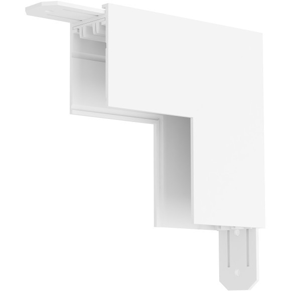 Соединитель угловой с потолка на стену для накладного шинопровода Smart 220V Denkirs TR2108-WH Соединитель угловой с потолка на стену для накладного шинопровода Smart 220V Denkirs TR2108-WH
