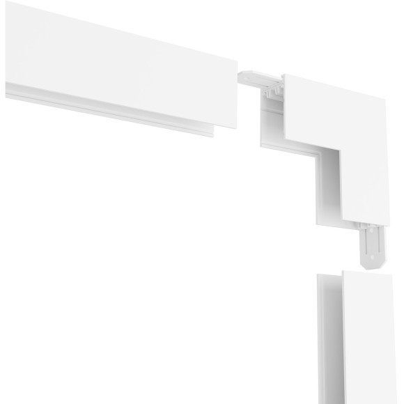 Соединитель угловой с потолка на стену для накладного шинопровода Smart 220V Denkirs TR2108-WH Соединитель угловой с потолка на стену для накладного шинопровода Smart 220V Denkirs TR2108-WH