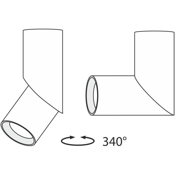 Накладной потолочный светильник Maytoni C027CL-L10B Dafne светодиодный LED 10W